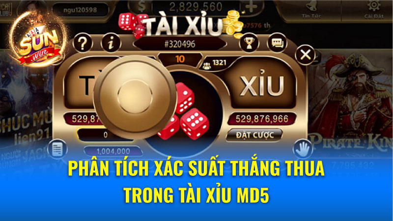 Phân tích xác suất thắng thua trong Tài xỉu MD5