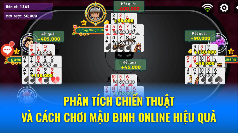 Phân Tích Chiến Thuật Và Cách Chơi Mậu Binh Online Hiệu Quả