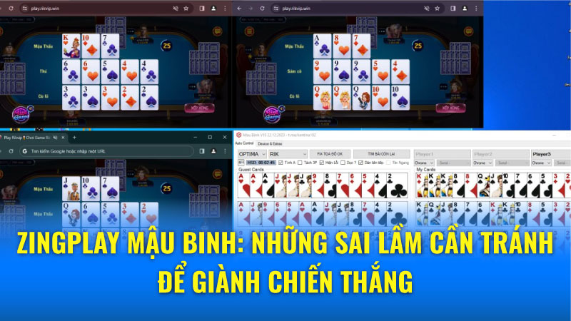 ZingPlay Mậu Binh: Những sai lầm cần tránh để giành chiến thắng