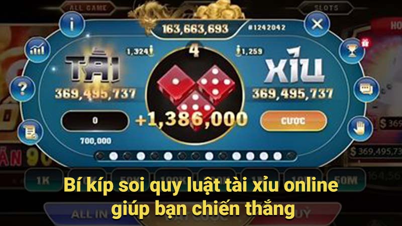 Bí kíp soi quy luật tài xỉu online giúp bạn chiến thắng