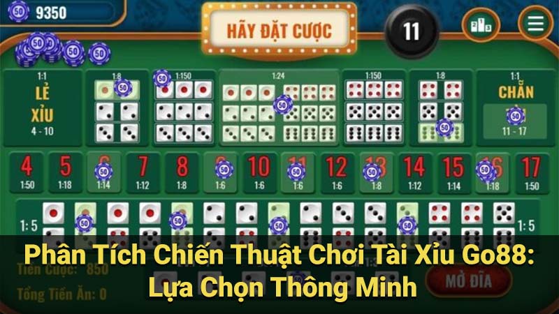 Phân Tích Chiến Thuật Chơi Tài Xỉu Go88: Lựa Chọn Thông Minh